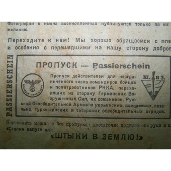 WW II propaganda leaflet for Soviet soldiers 661/ IV.43