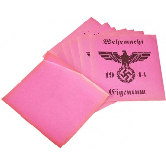 German WW2 issue sticker. Wehrmacht Eigentum. Espenlaub militaria