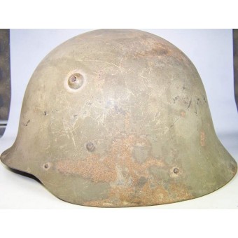 M 36 Bulgarian steel helmet in original pre war paint. Espenlaub militaria