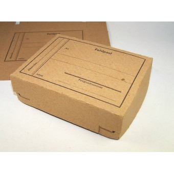 Feldpost small postage cardboard box. Espenlaub militaria