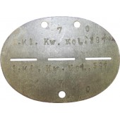 Id disc for the serviceman of Kleine Kraftwagen Kolonne