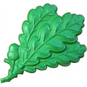Green painted M 43 hat, Jaeger side emblem