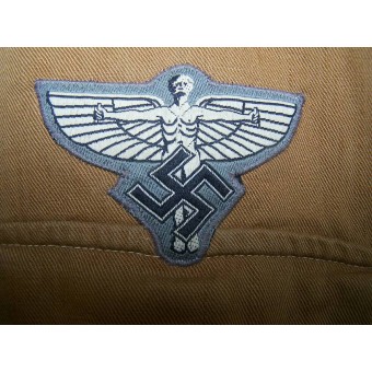 NSFK tunic. Short brown NSDAP shirt, with NSFK eagle