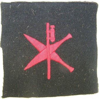 Imperial Russian navy personnel sleeve patch. Minor/Explosives engineering. Mint.. Espenlaub militaria