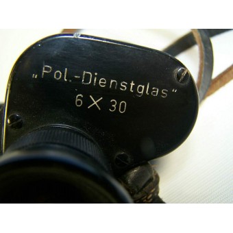 SS Polizei division, Artillery binoculars, marked Pol- Dienstglas