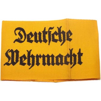 Cuffband “ Deutsche Wehrmacht” in the mint condition. Espenlaub militaria