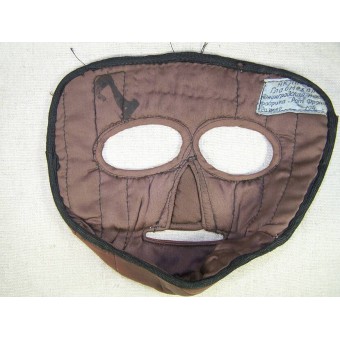 WW2 Soviet flyers protective leather face mask marked 194?. Espenlaub militaria