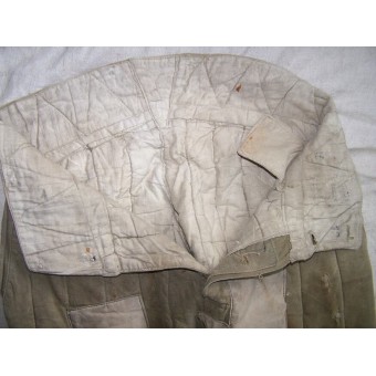 Salty soviet padded trousers, dated 1941. Espenlaub militaria