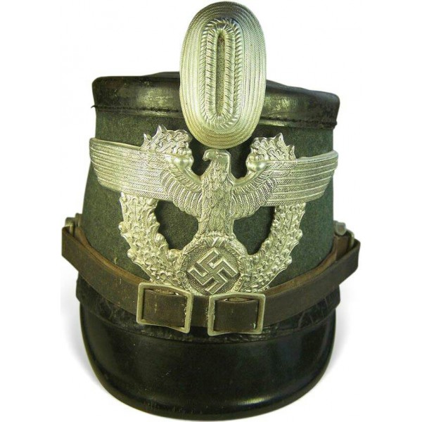 3rd Reich Schutzpolizei Police shako 