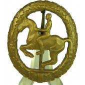 Deutsche Reiterabzeichen in Bronze. Steinhauer & Lueck