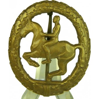 Deutsche Reiterabzeichen in Bronze. Steinhauer & Lueck. Espenlaub militaria