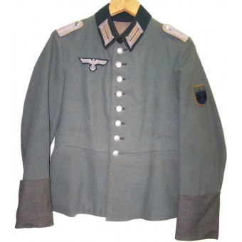 Factory converted Waffenrock to the field tunic for  Terek Cossack!. Espenlaub militaria