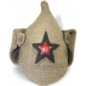 M 27 Soviet Russian budyonovka wool helmet, 1932