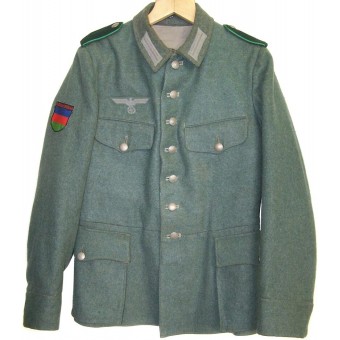 Azerbaijan volunteer in Wehrmacht tunic.. Espenlaub militaria