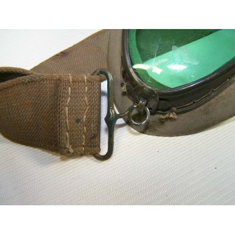 German Wehrmacht or Waffen SS, dispatch riders goggle and the box. Espenlaub militaria