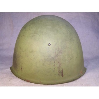 Soviet Russian WW2 SSch–40 steel helmet, ZKO, 1941 dated. Espenlaub militaria