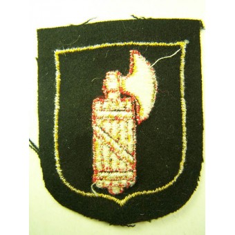 Un-issued Dachau made sleeve shield for Italian SS volunteers.. Espenlaub militaria