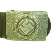 Combat police belt and buckle.
