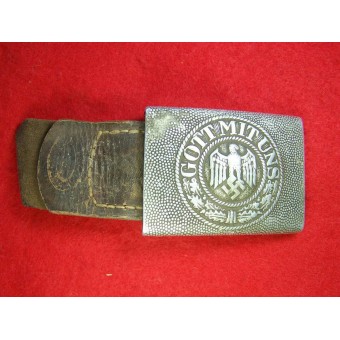 Wehrmacht-Heer aluminum buckle, marked RS&S. Espenlaub militaria