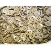 14 mm Sandbrown color buttons