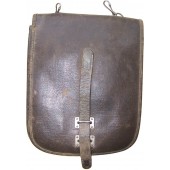 Early WW2 made NCOs map case, artificial leather.