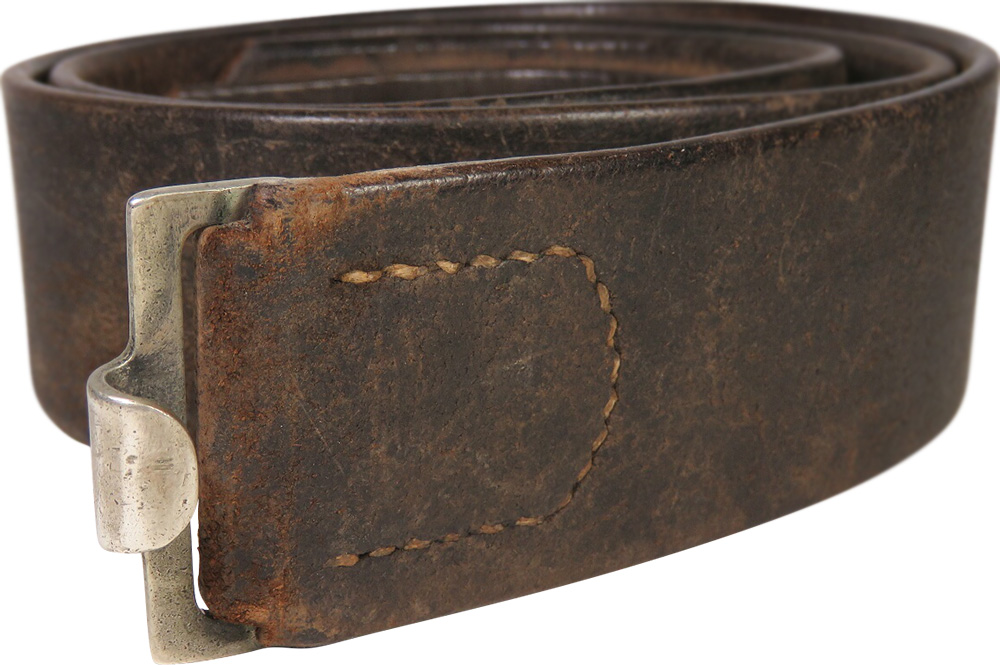 German Ww2 Quality Leather Belt Gürtel Gürtel Militär Deutschland von Original 