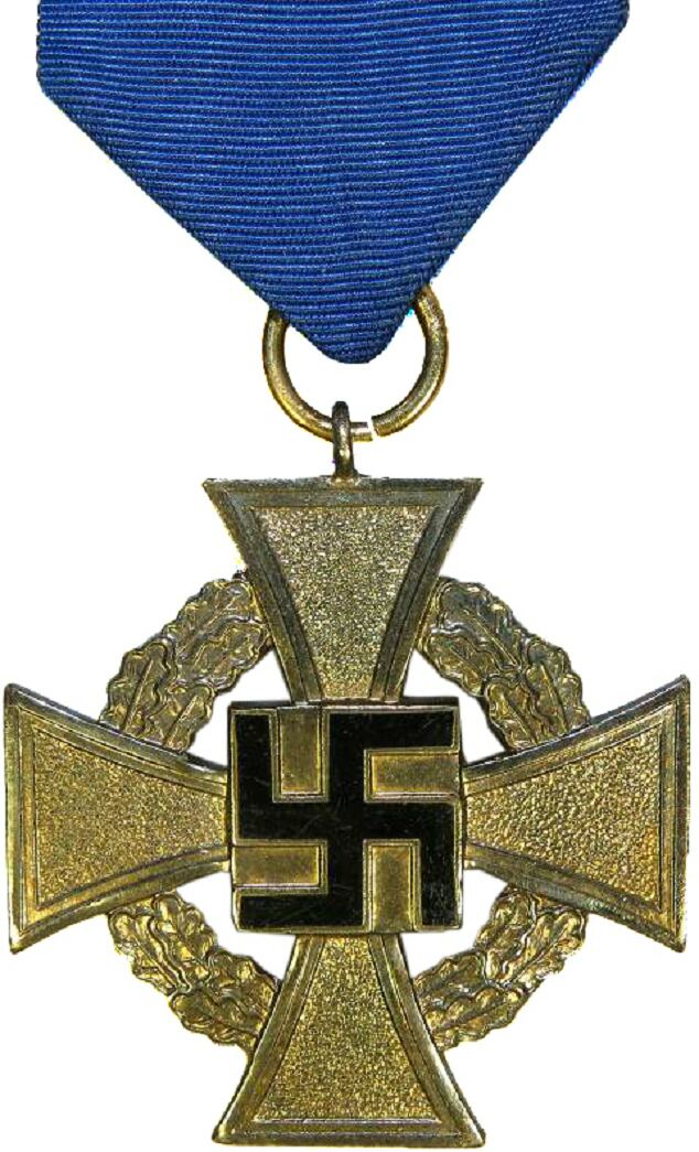 Treue Dienste Kreuz- 25 years of true service- Medals & Orders