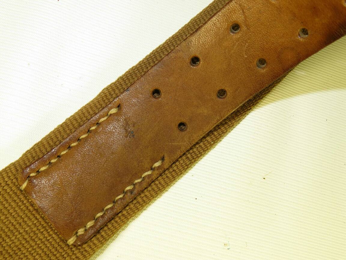 DAK Wehrmacht or Luftwaffe canvas belt- Belts & Buckles