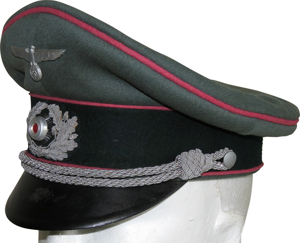Anti-tank visor hat with pink piping