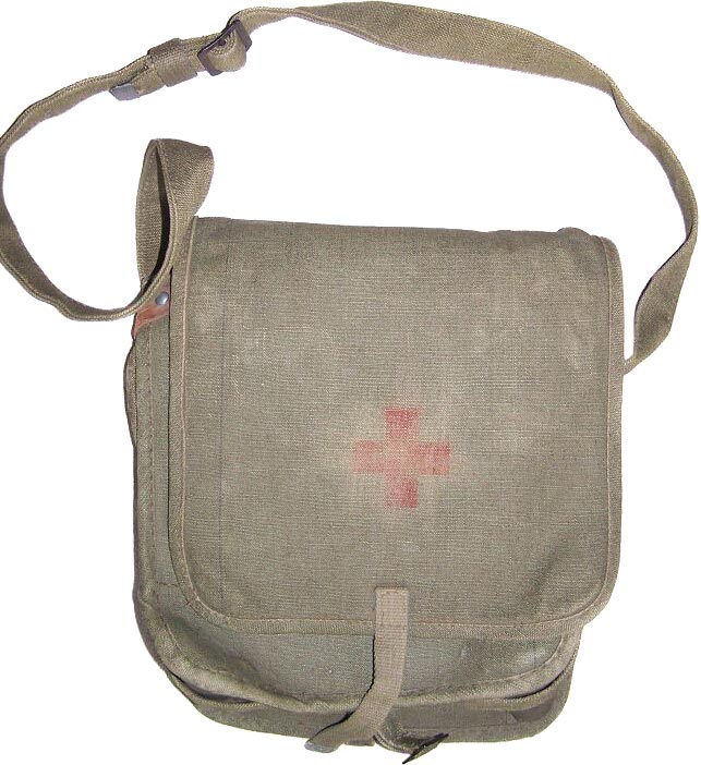Original Russian WW2 or prewar made Combat Medic's shoulder bag Bags
